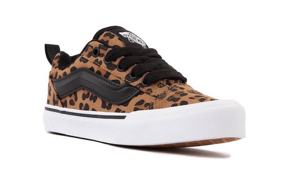 Vans Knu Skool Leopard Print Sneakers – Little Kids Size 11 – New in Box